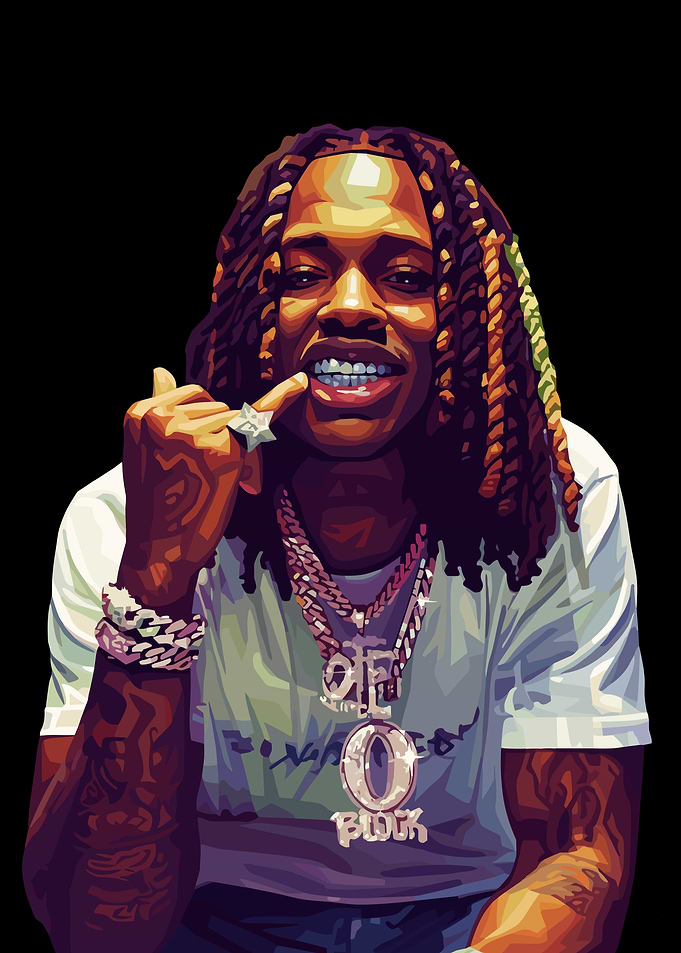 King Von Pop Art Portrait