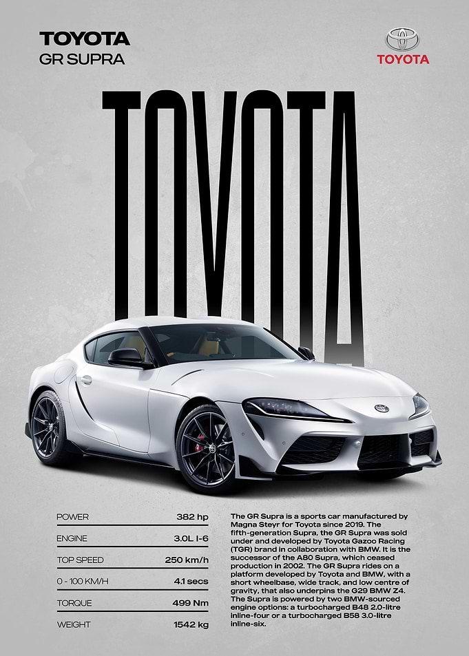 Toyota GR Supra Sports Car