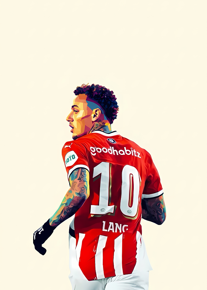 Football Player Lang Pop Art