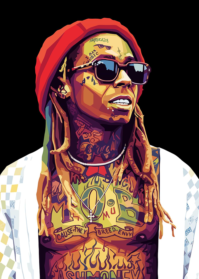 Lil Wayne Pop Art Portrait