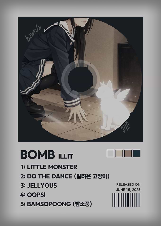 ILLIT BOMB Album Cover