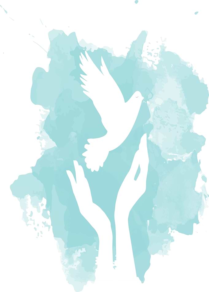 Baby Blue Bird Art