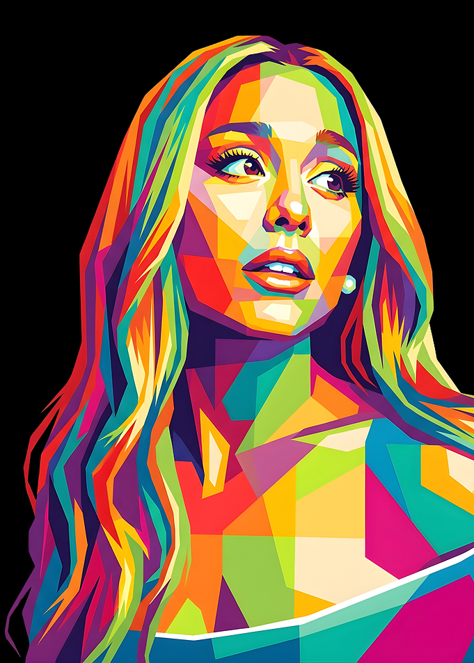 Colorful Pop Art Portrait