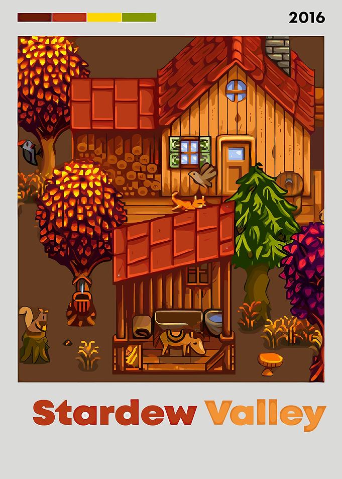 Stardew Valley Autumn Farmhouse