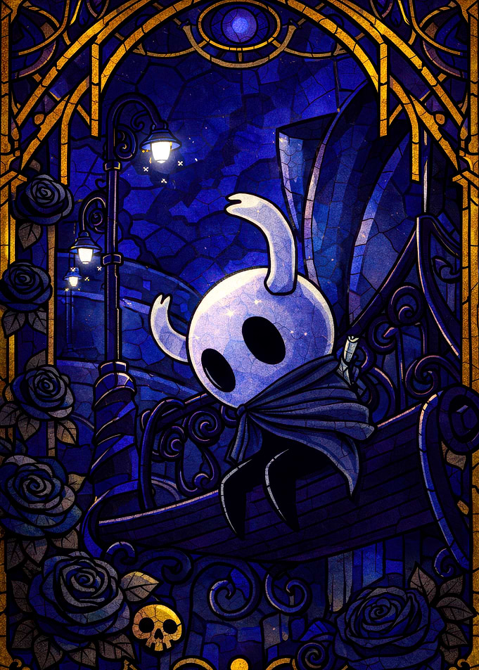 Hollow Knight Stained Glass Art