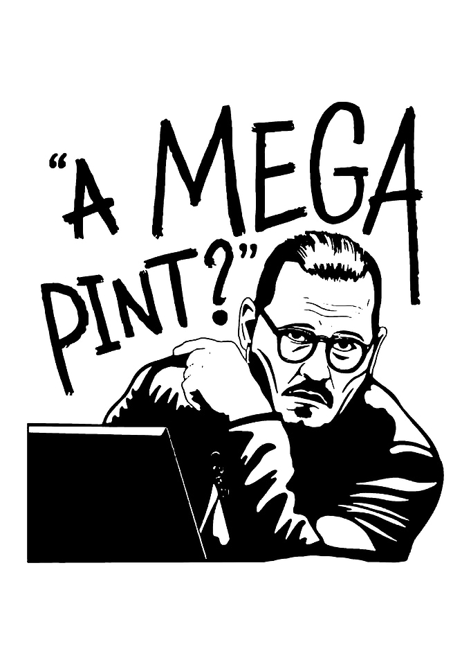 Johnny Depp Mega Pint