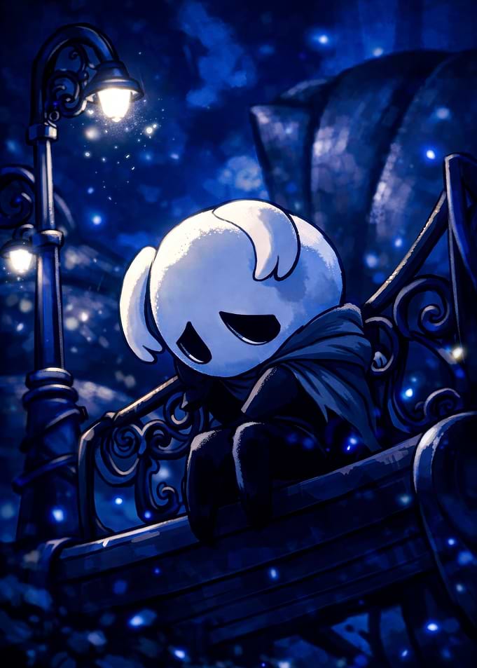 The Knight in a Blue Night