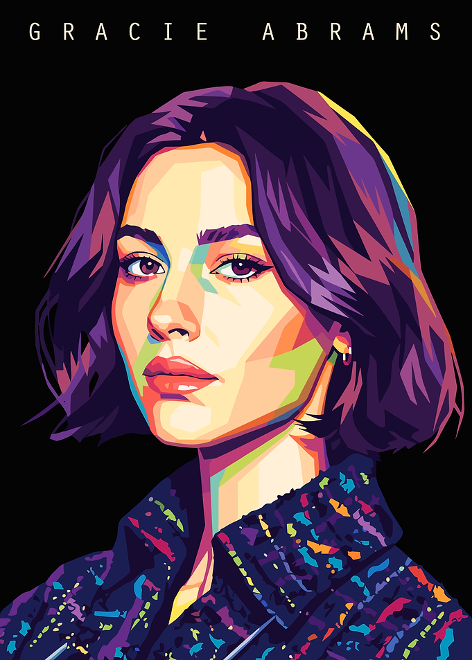 Gracie Abrams Pop Art Portrait