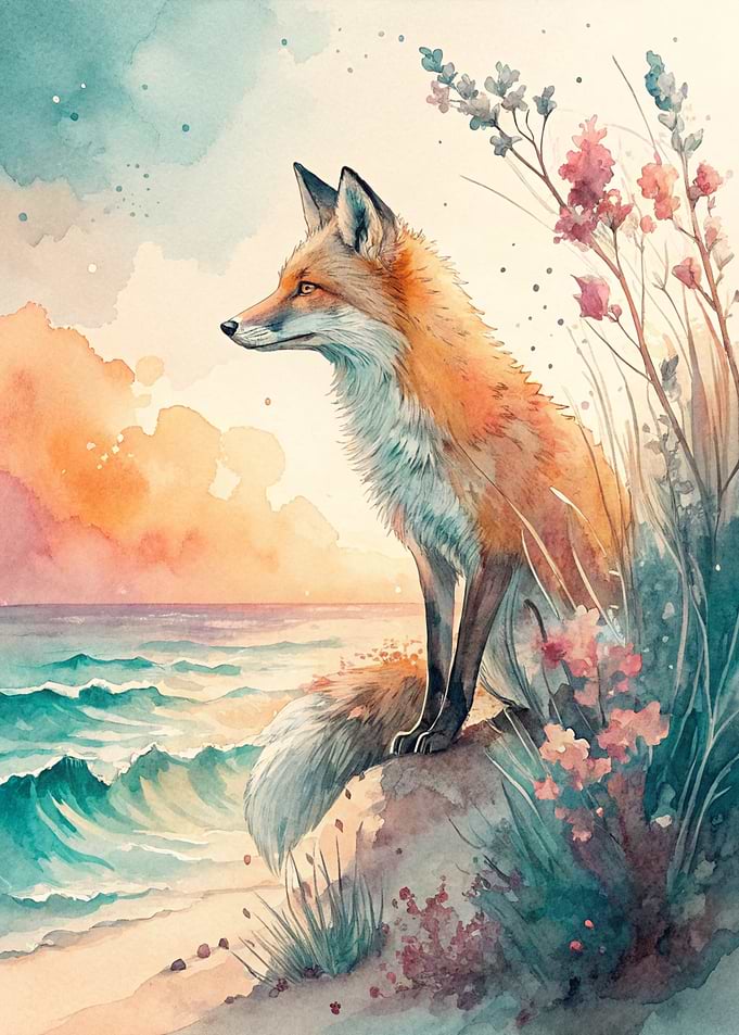 Fox by the Sea