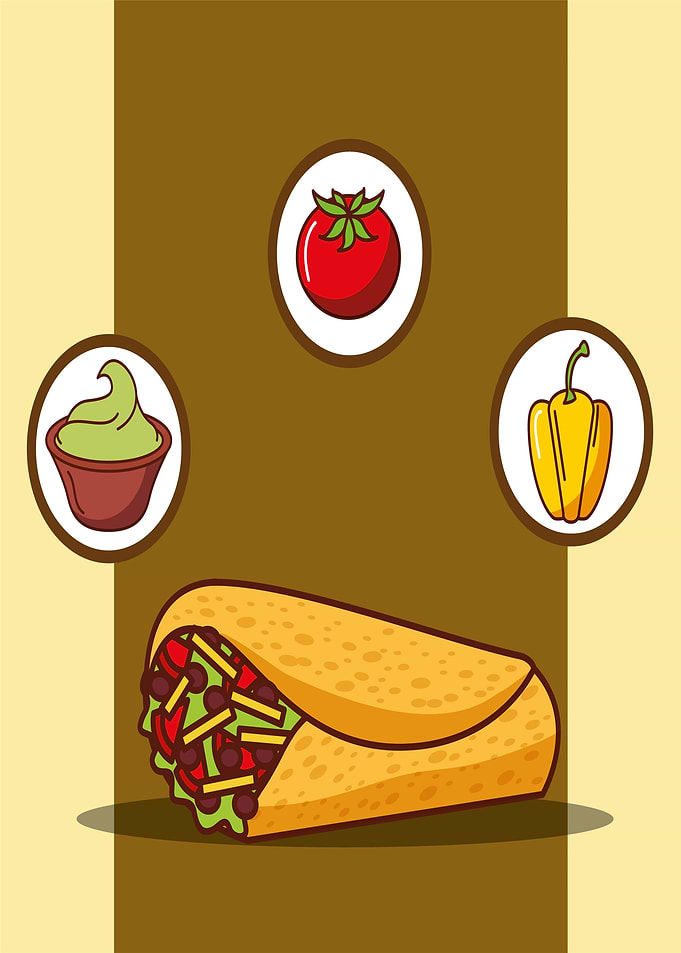 Burrito Mexican Style