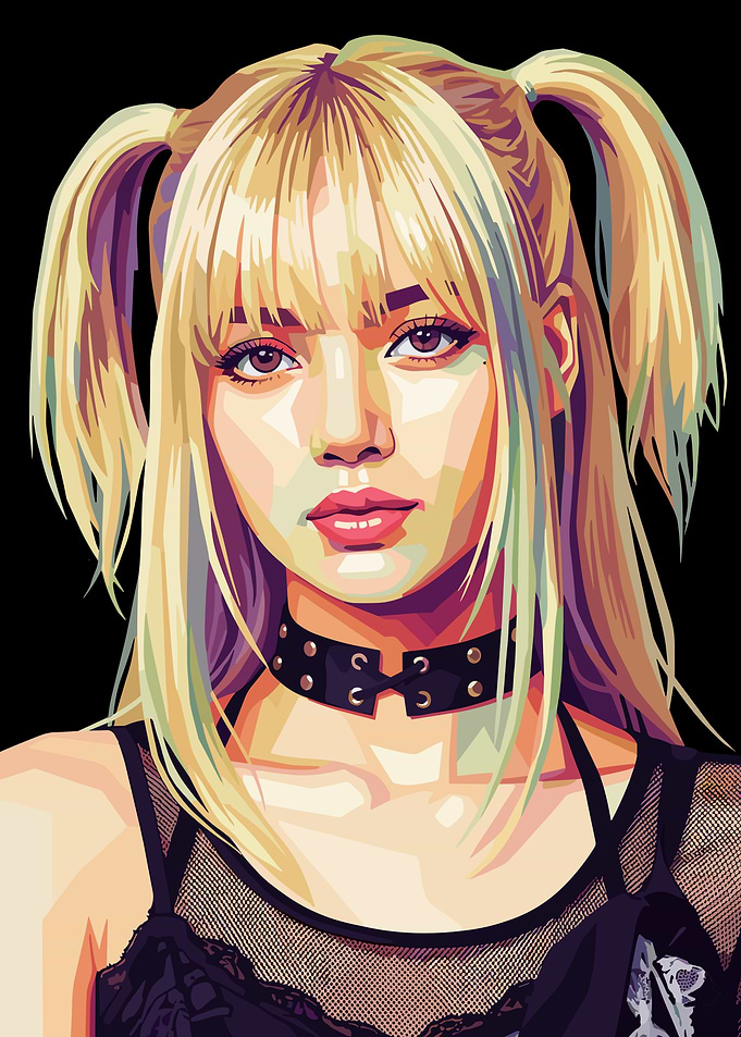 Pop Art Portrait of a Lisa