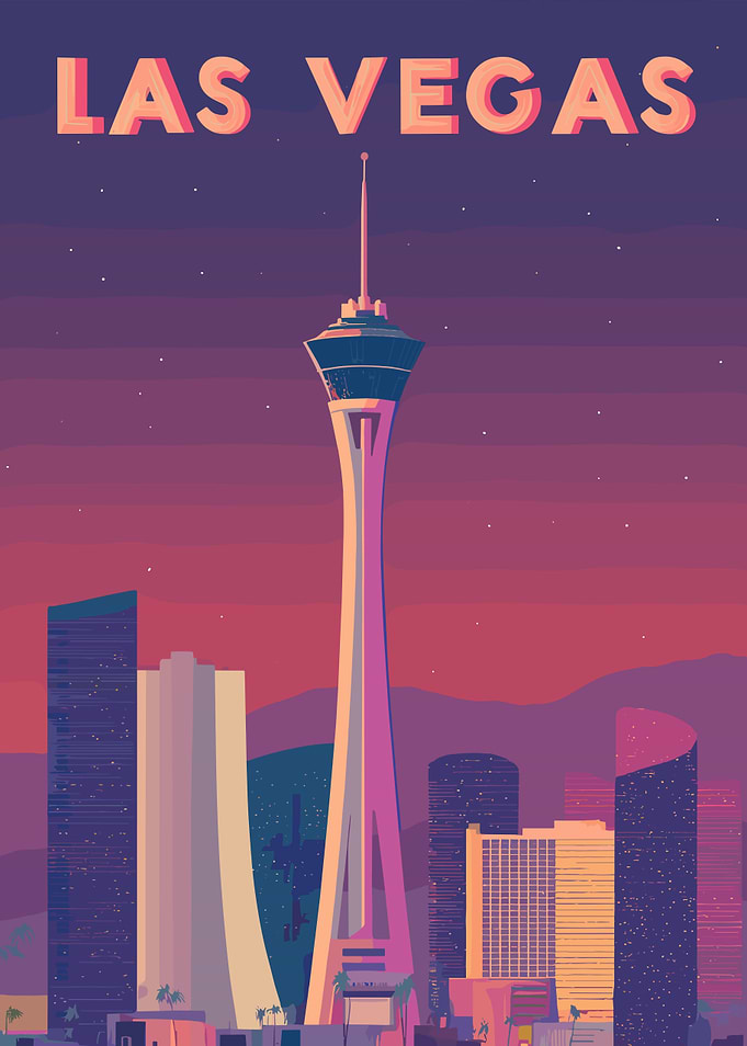 Las Vegas Skyline at Dusk