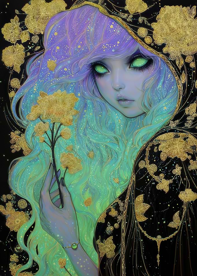 Celestial Witch Portrait