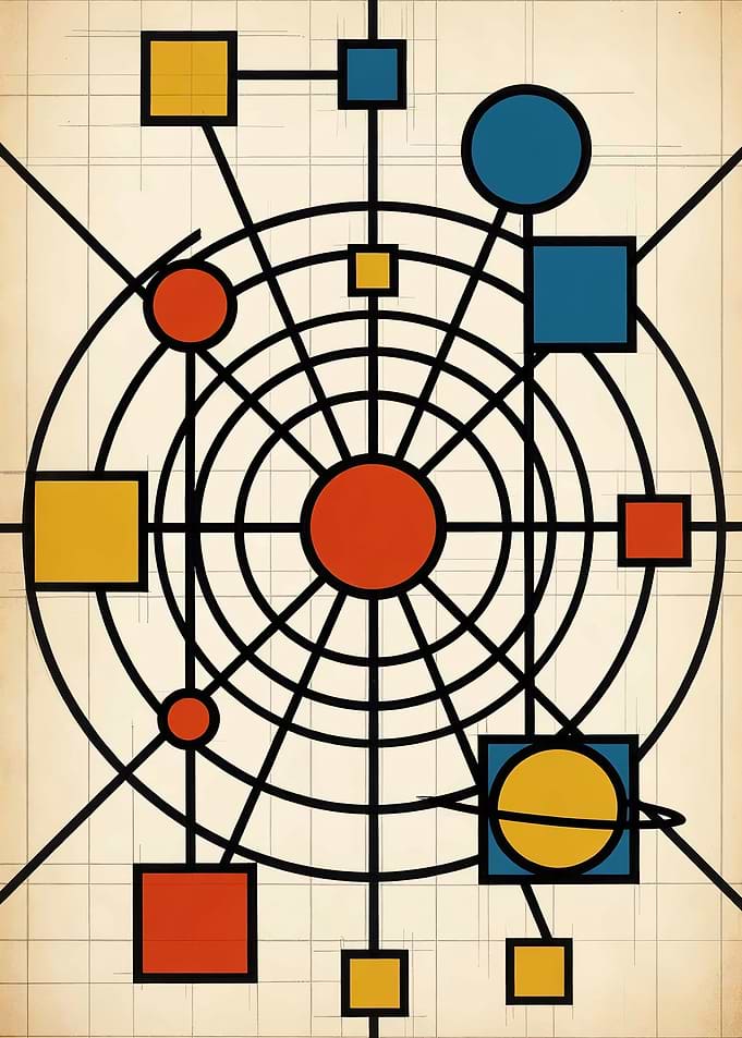 Geometric Abstract Composition
