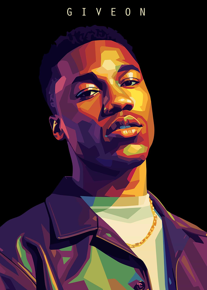 Giveon Pop Art Portrait