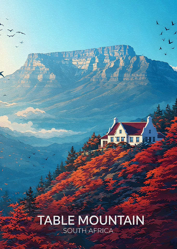 Table Mountain South Africa Landscape