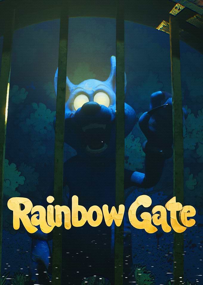 Rainbow Gate Monster in Cage
