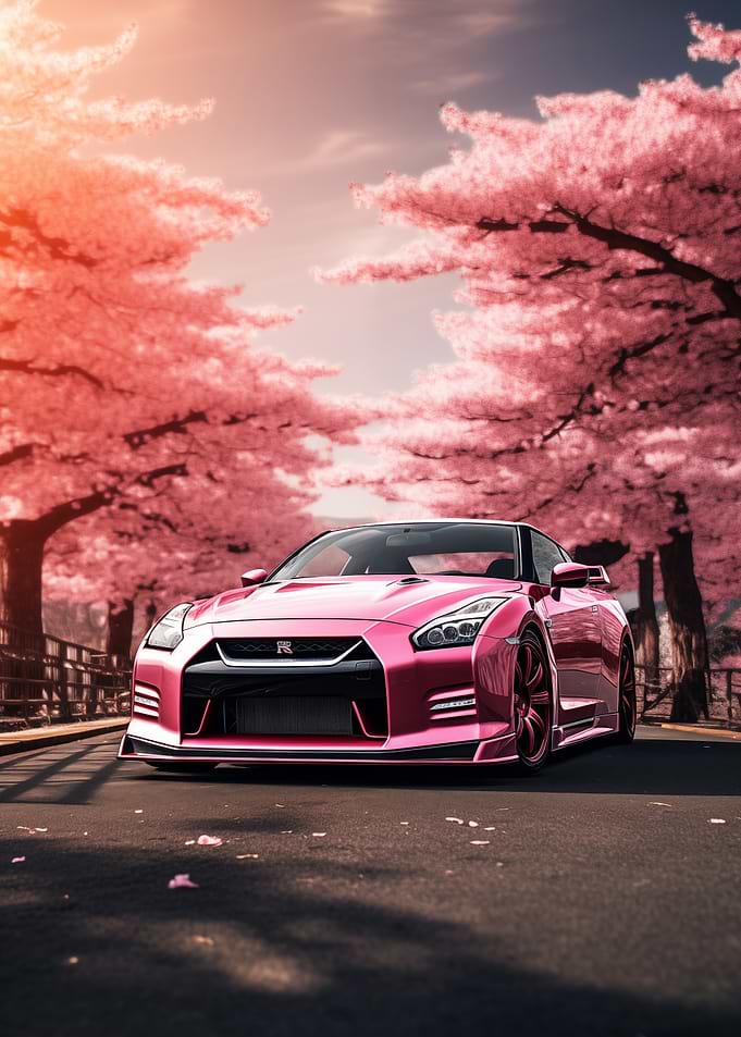 Nissan GT-R Cherry Blossoms