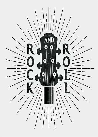 Rock And Roll Guitar Headstock
