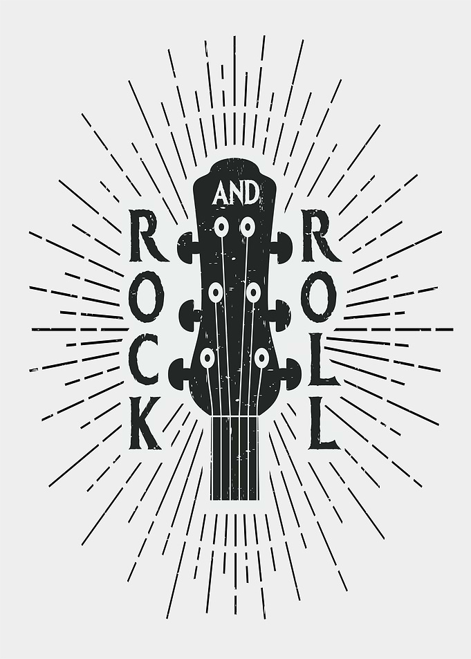 Rock And Roll Guitar Headstock