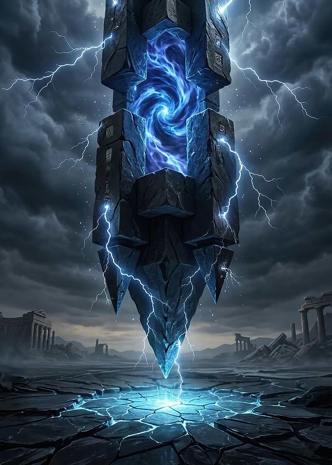 Mystical Portal and Lightning