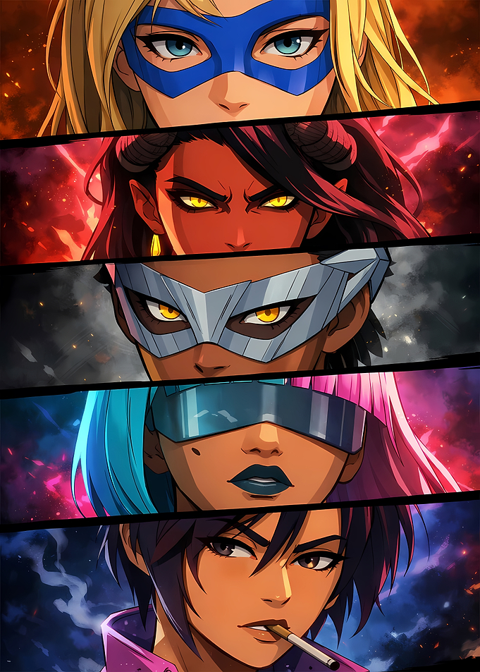 Diverse Group Dispatch Art