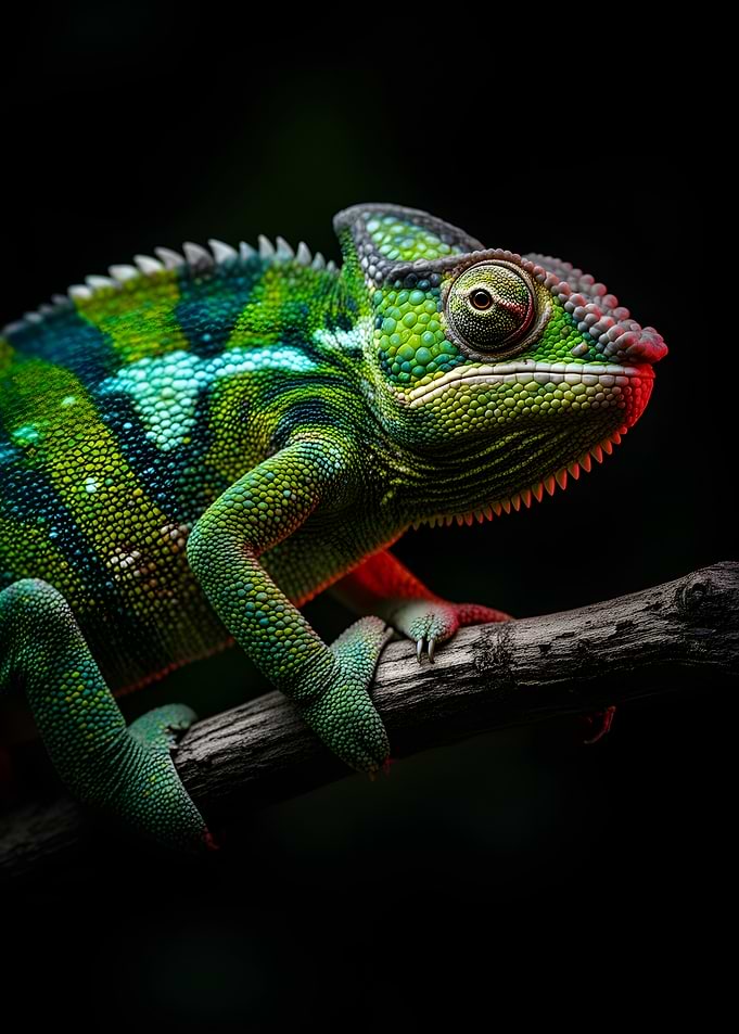 Chameleon on a Branch