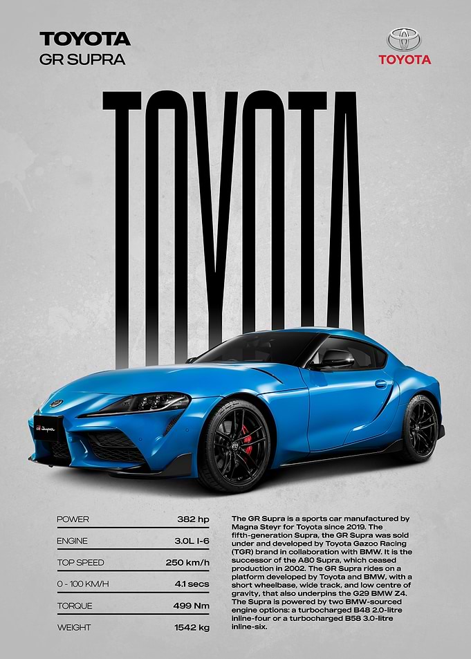 Toyota GR Supra Sports Car