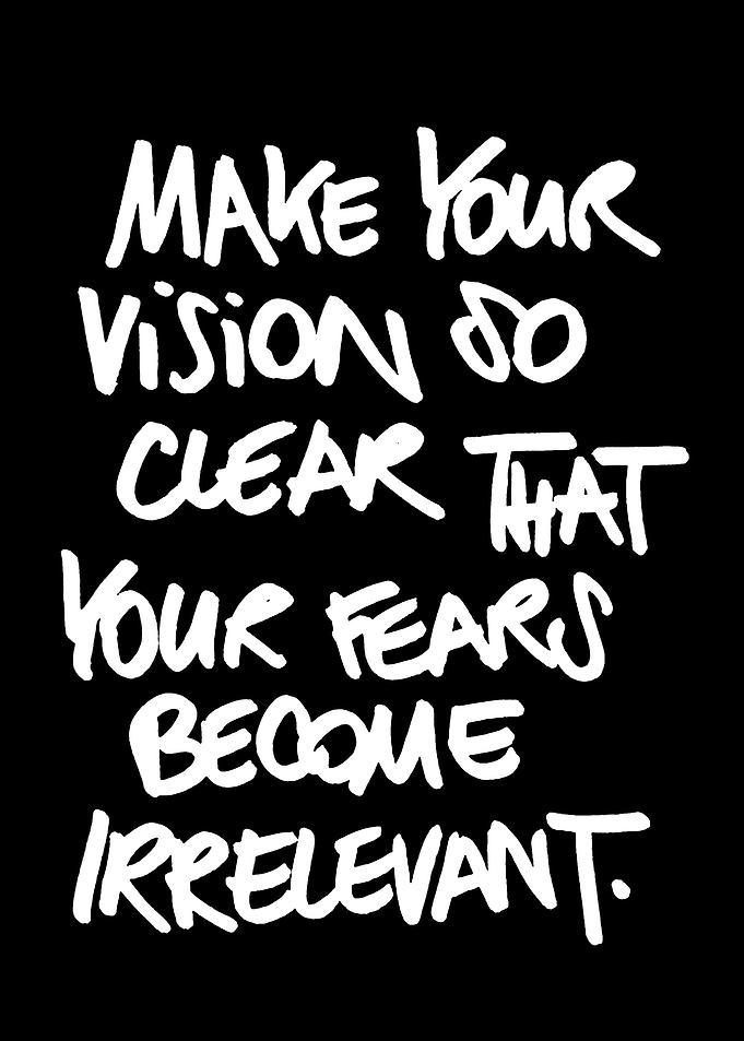 Make Your Vision Clear Inspirational Text