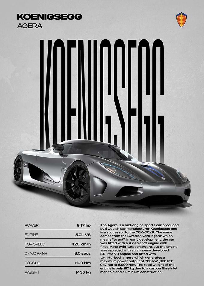 Koenigsegg Agera Sports Car