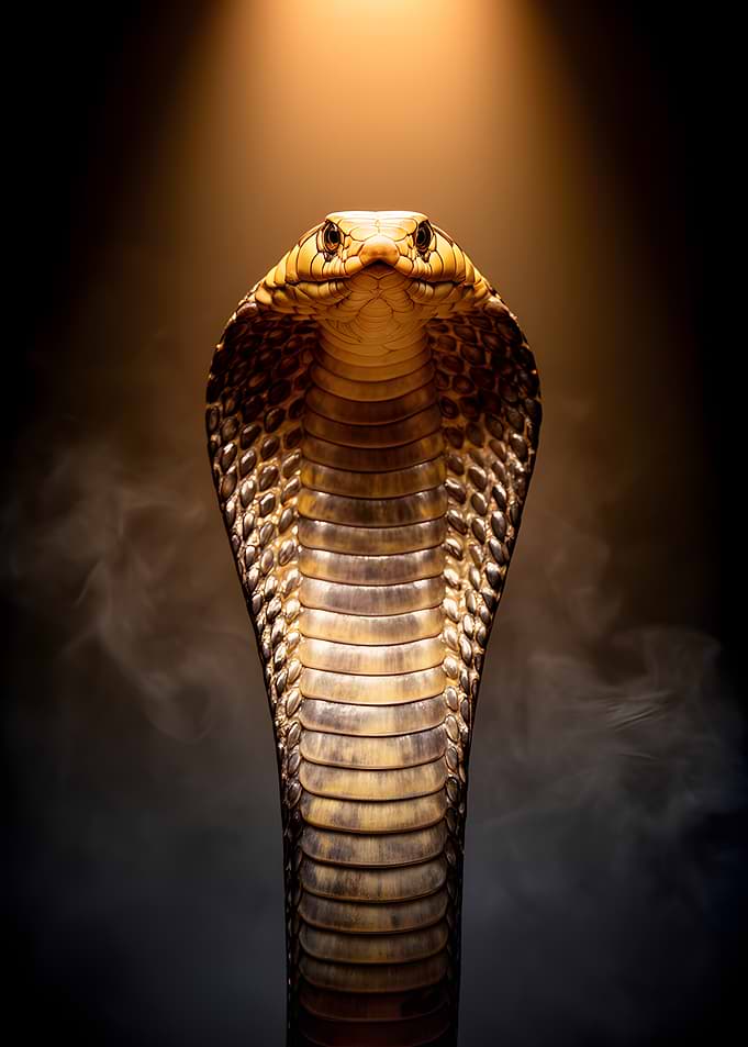 Close-up of a Cobra's Head