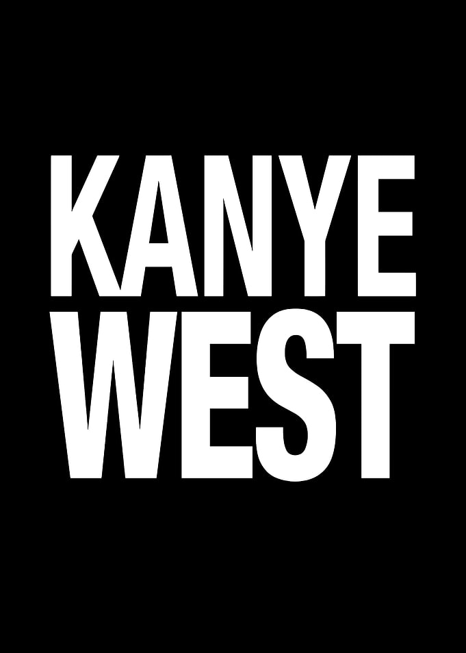 Kanye West Text Art