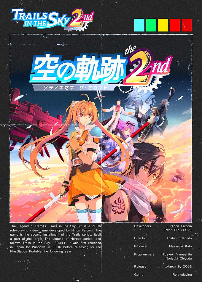 The Legend of Heroes: Trails in the Sky SC Poster