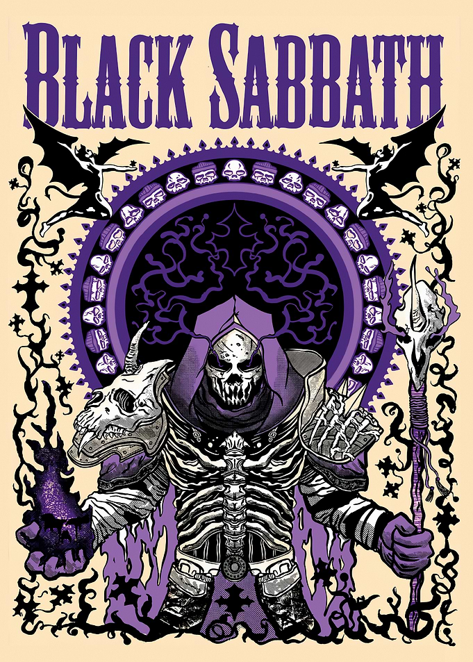 Black Sabbath Skeleton Warrior