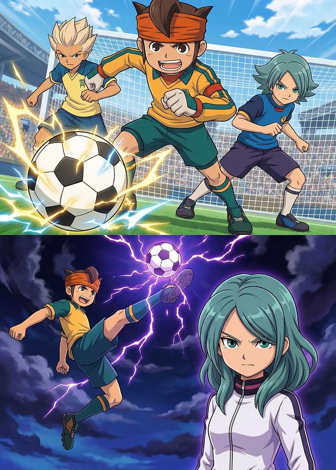 Inazuma Eleven Soccer Anime Art