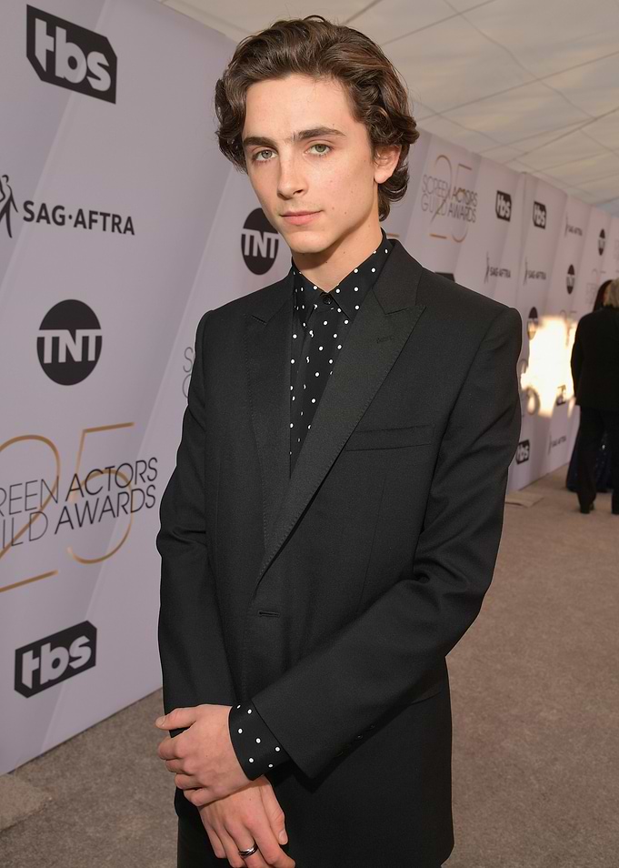 Timothée Chalamet at SAG Awards