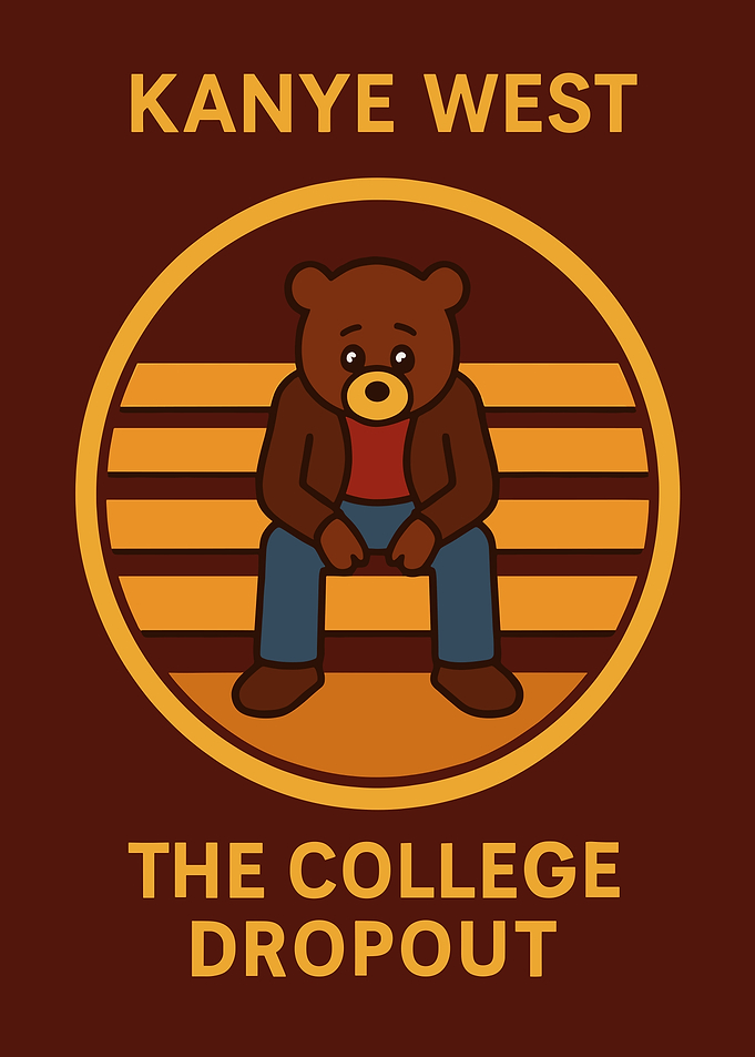 Kanye West The College Dropout Bear