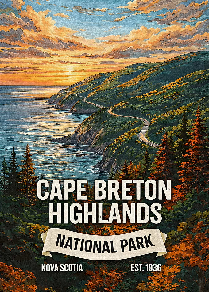 Cape Breton Highlands National Park Poster