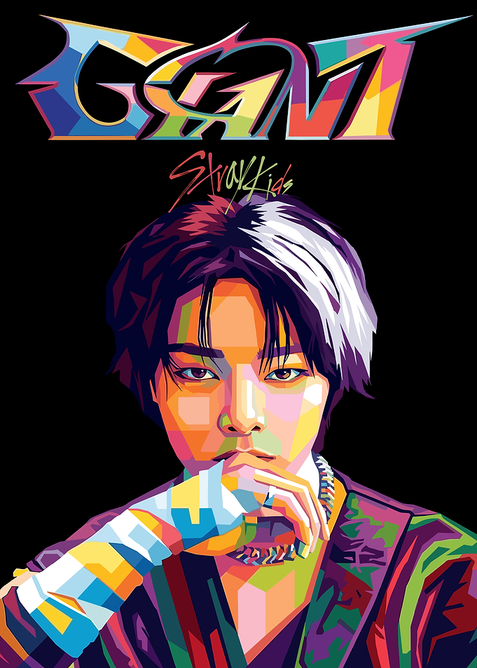 Stray Kids GAN Pop Art Portrait