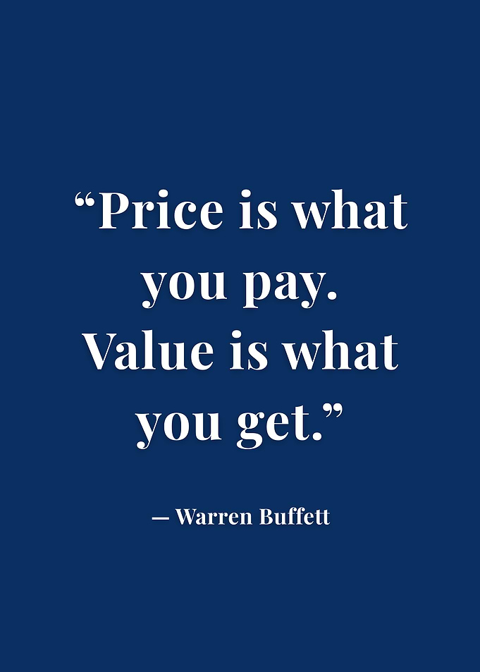 Warren Buffett Quote on Price and Value