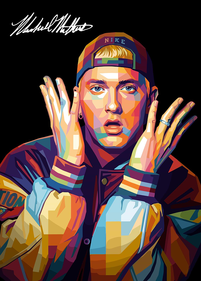 Eminem Pop Art Portrait