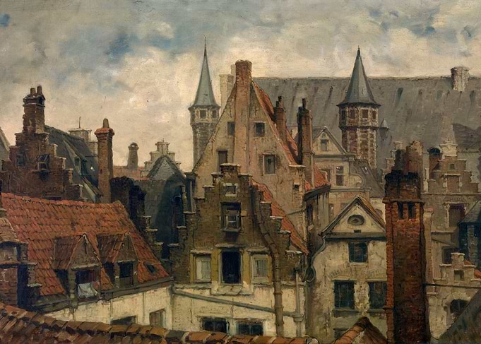 European City Rooftops and Spires