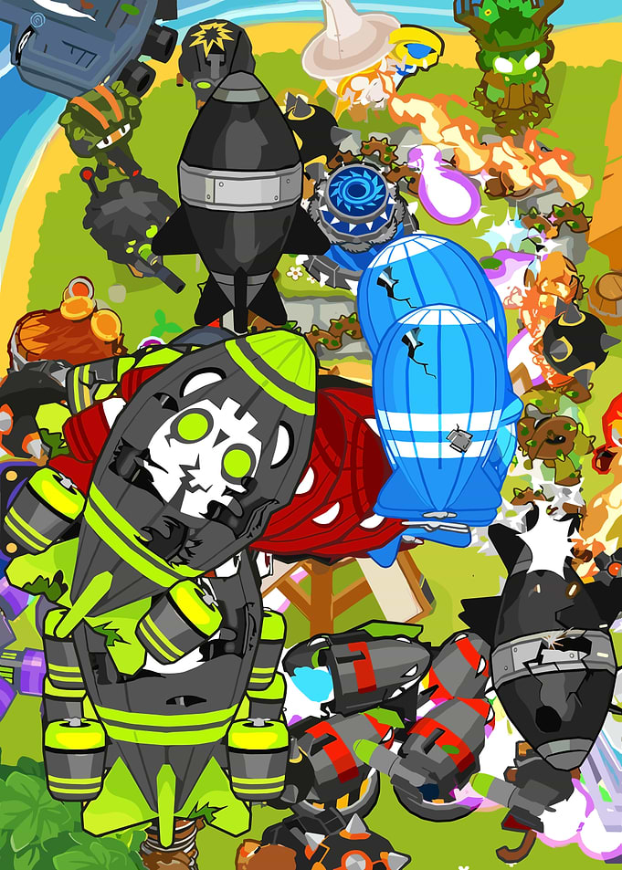 Bloons TD 6 Battle Scene
