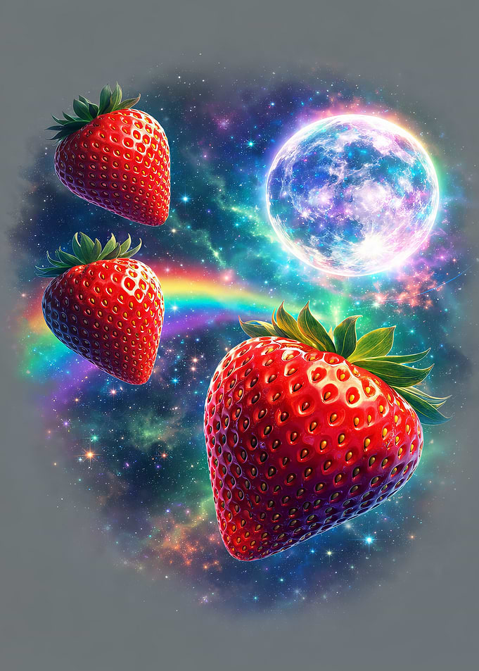 Strawberry in Space
