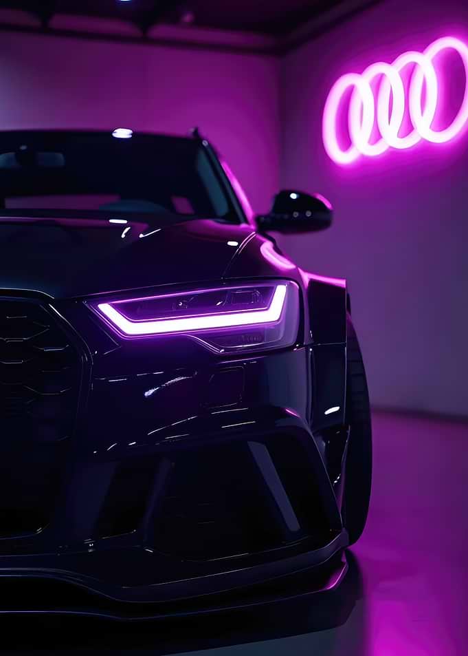Audi RS6 Avant Neon Garage