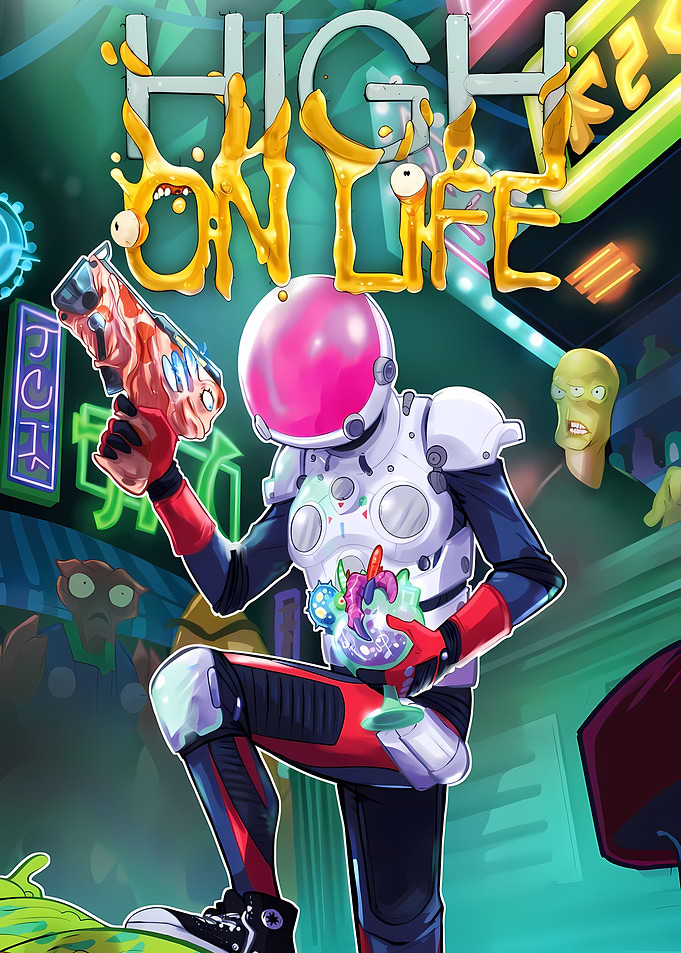 High On Life Game Poster