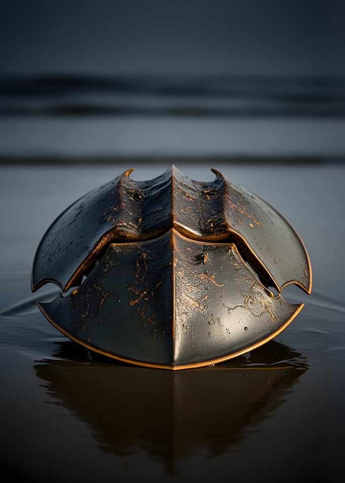Horseshoe Crab Shell on Beach