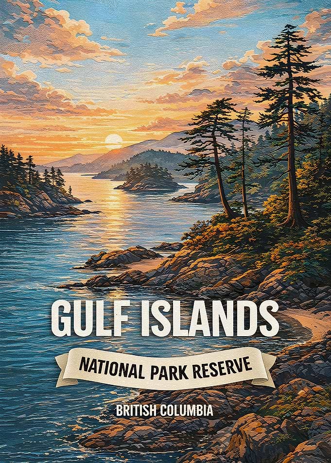 Gulf Islands National Park Reserve Poster