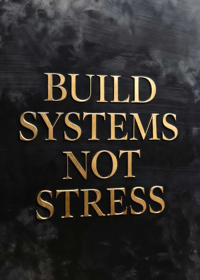 Build Systems Not Stress Text Art