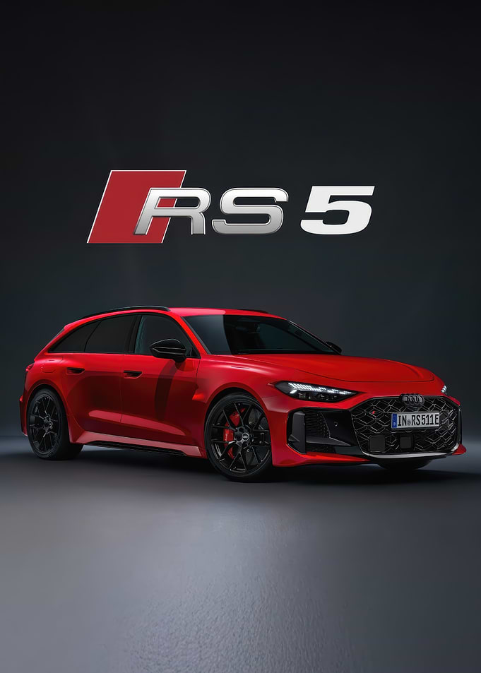 Red Audi RS 5 Sportback